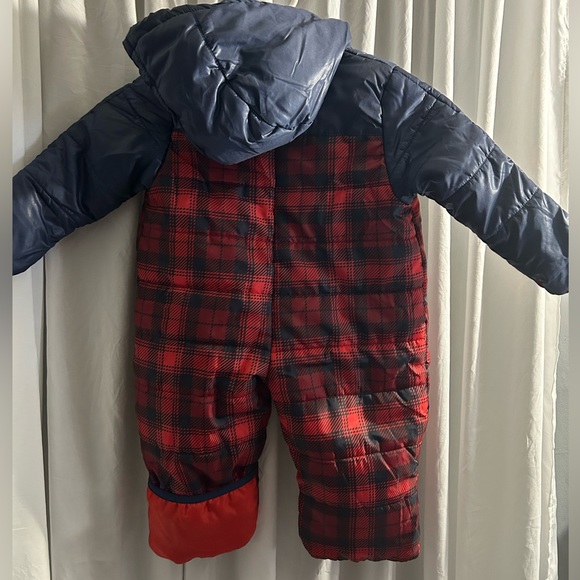 Carters Snowsuit  12 Months Blue/Red/black  $25. - Picture 7 of 7